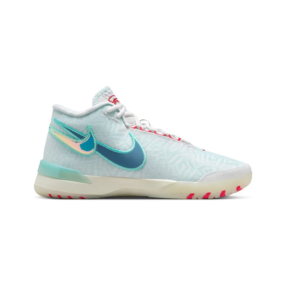 Nike LeBron NXXT Genisus White Aurora Green Siren Red Aegean Storm (HF0712-101)