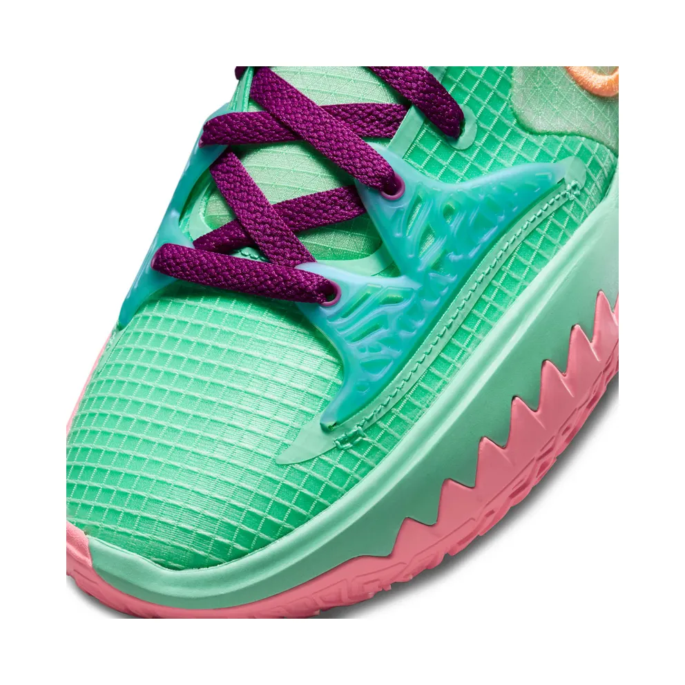 Nike Kyrie Low 4 “Green Glow / Red Plum / Metallic Gold / Atomic Orange” (CW3985-300)
