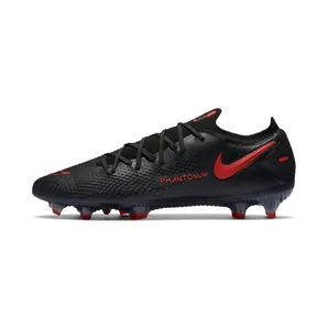 Nike Phantom GT Elite FG “Black / Dark Smoke Grey / Chile Red” (CK8439-060)
