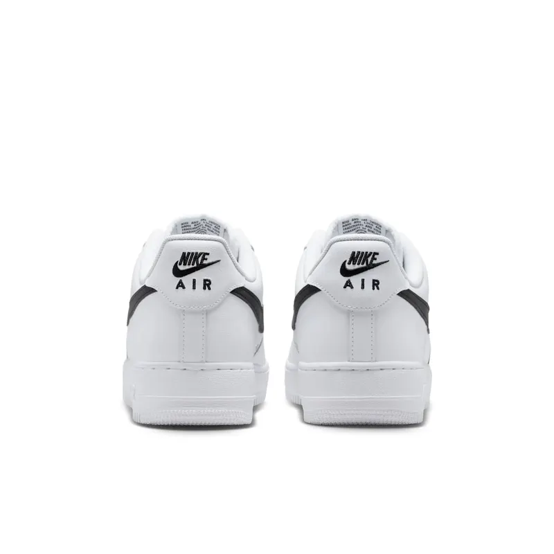 Nike Air Force 1 White/White/Black (IR0952-100)
