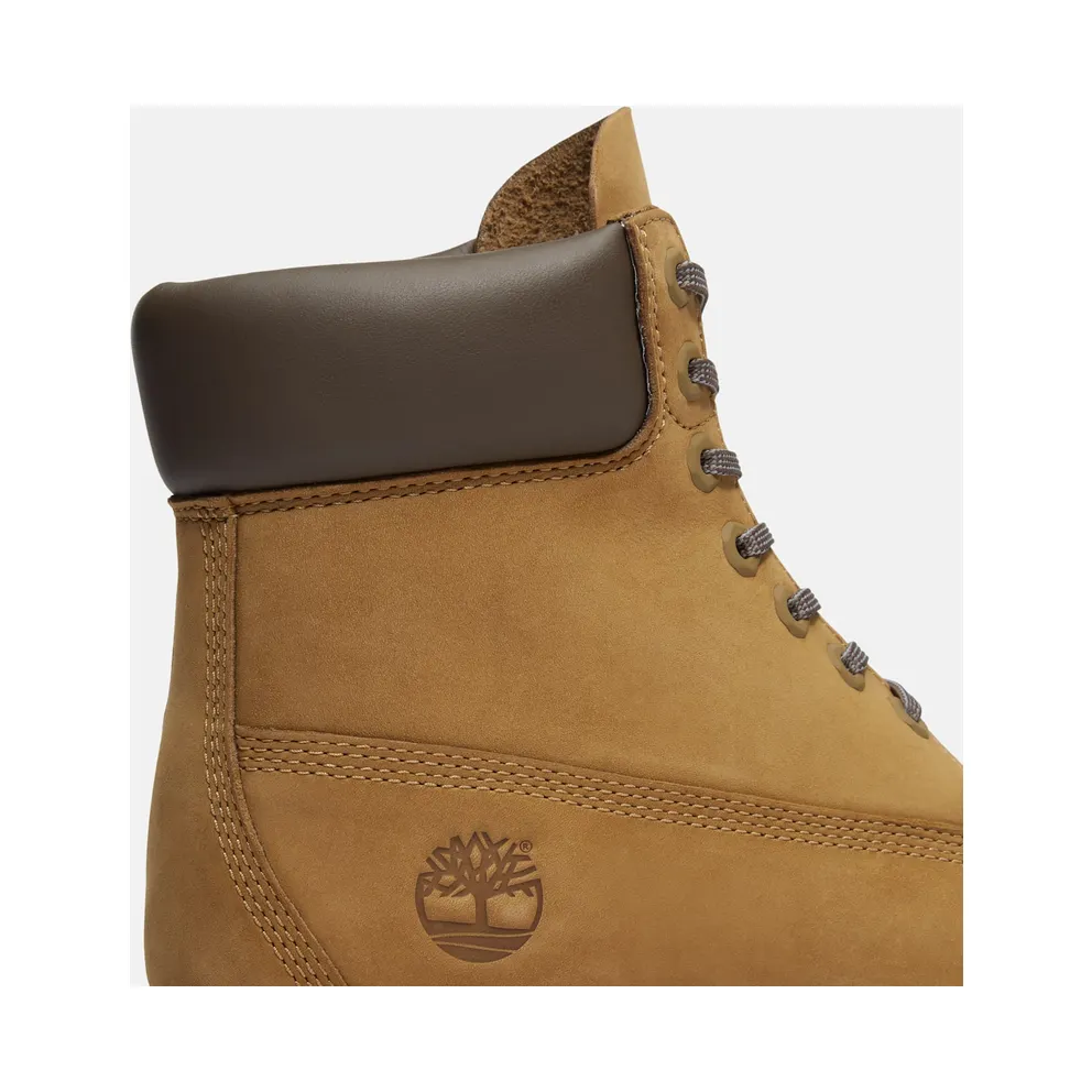 Timberland 6″ Premium Waterproof Boot Olive Nubuck Dark Brown (TB0A2P6W-A5D)