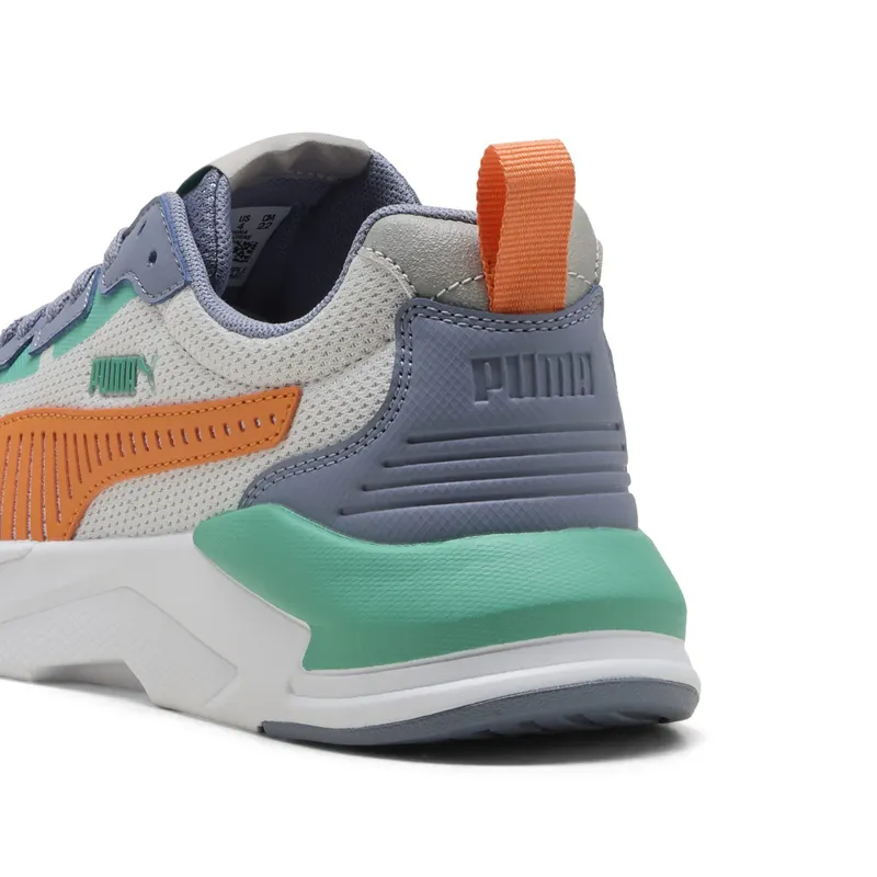 Puma X-Ray 3 “Feather Gray / Melon Glow / Gray Sky / Vibrant Green” (401493_08)