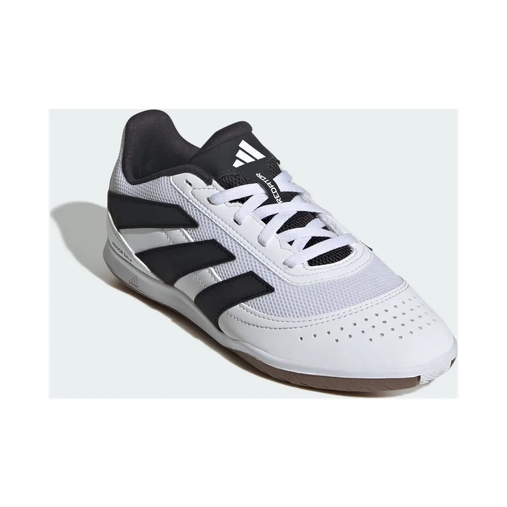 adidas Predator Club Indoor Sala Cloud White Core Black Lucid Lemon (JR7026)