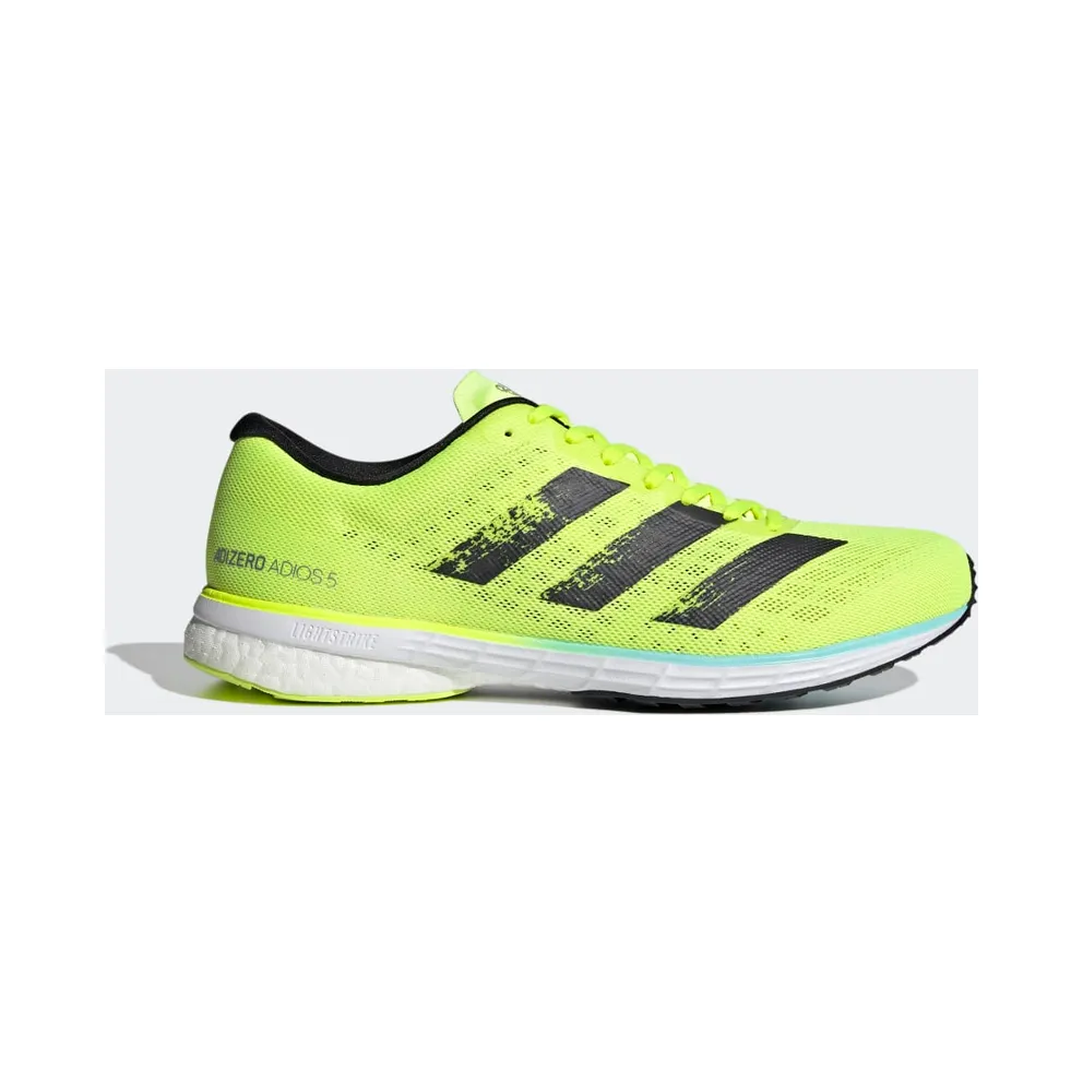 Adidas Adizero Adios 5 ‘Solar Yellow’ Solar Yellow/Core Black/Clear Aqua (FY2019)