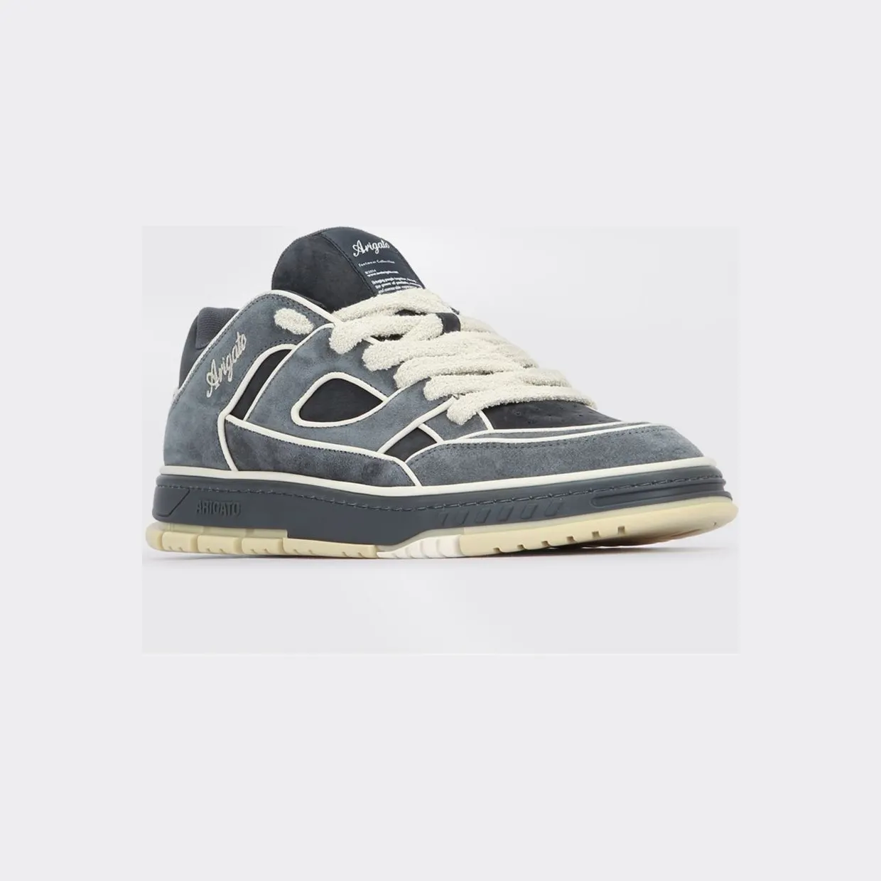 Axel Arigato Area Lo Sneakers in Nubuck Black (F3218002)
