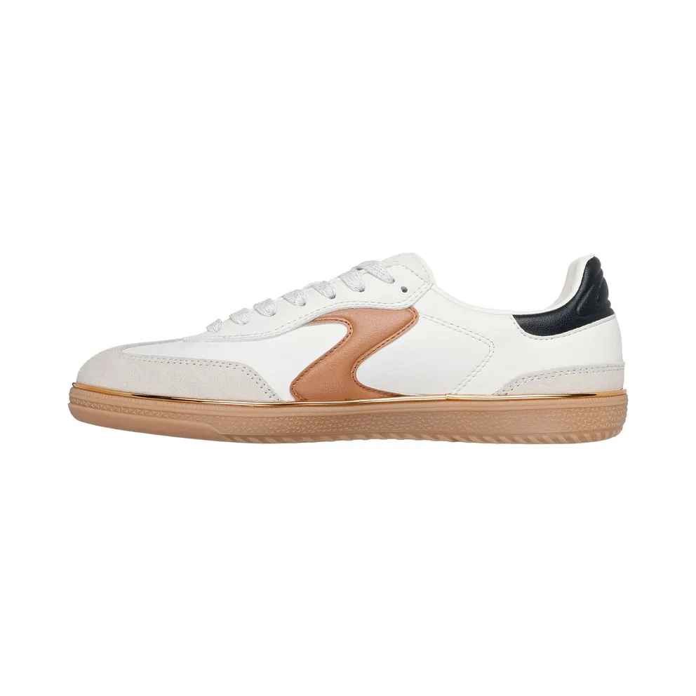 Skechers Hotshot – Living Luxe Sneaker Natuurlijk/Bruin