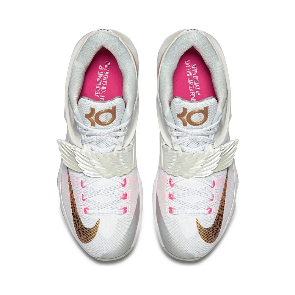 Nike KD 7 Aunt Pearl White/Metallic Gold-Pink Pow-Pure Platinum (706858-176)