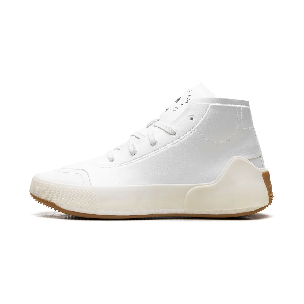 adidas by Stella McCartney White Treino Mid-Cut Sneakers (FY1176)