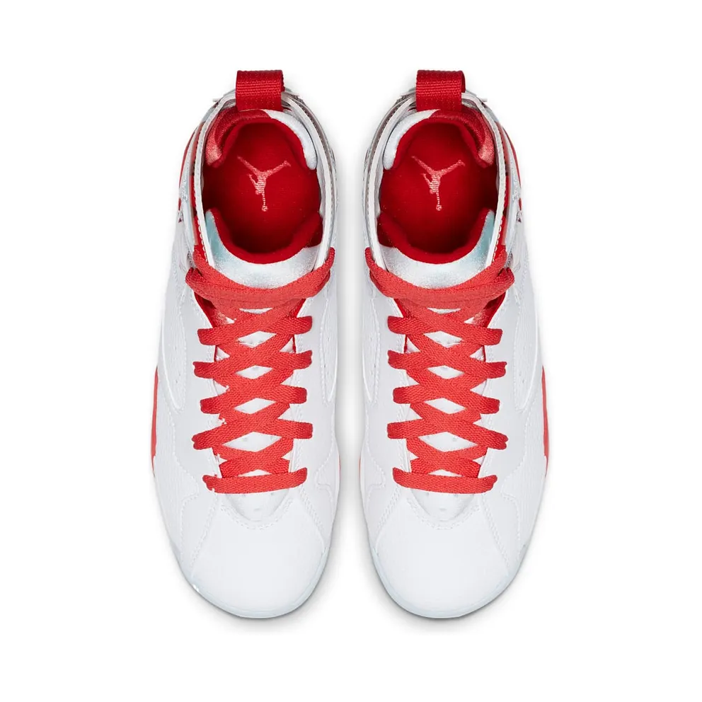 Jordan 7 Retro Topaz Mist (GS) White/White-Topaz Mist-Ember Glow-Gym Red (442960-104)