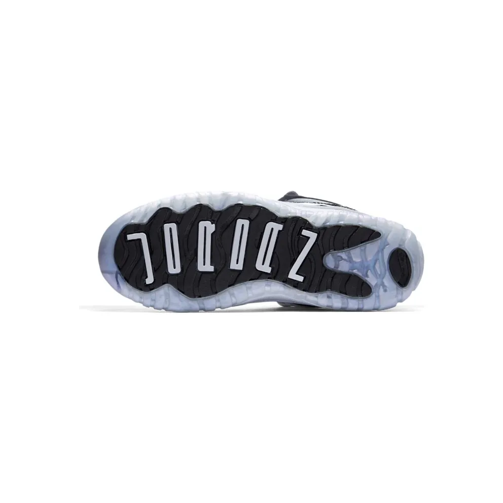 Jordan 11 Retro Low Iridescent (PS) White/Black-Emerald Rise (505835-145)
