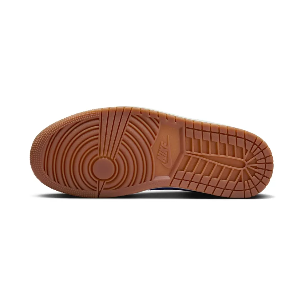 Jordan x Travis Scott Air Jordan 1 Low “Canary/Racer Blue/Light Silver/Gum Medium Brown” (DZ4137-700)