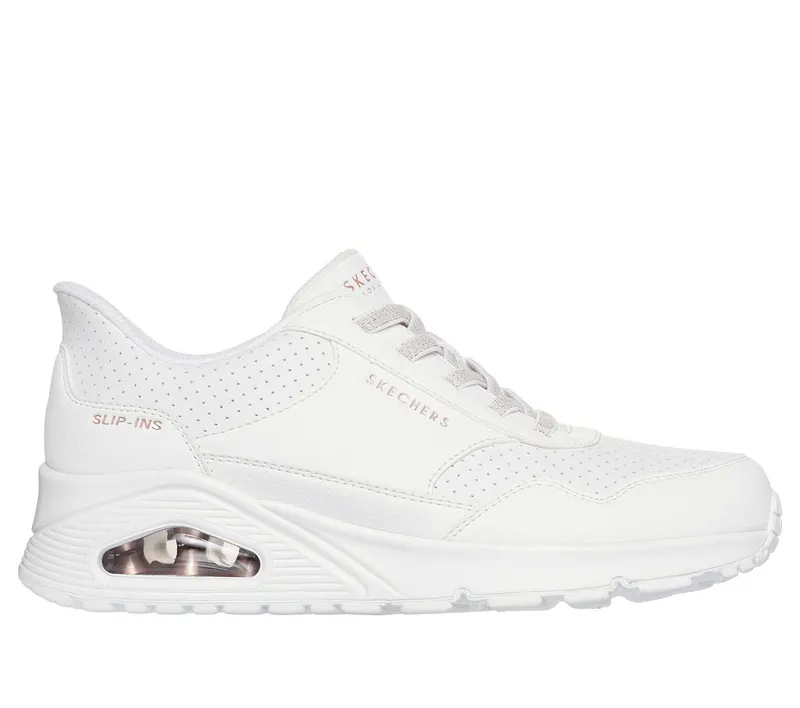 Skechers Slip-ins: UNO – Banksia Luxe Sneaker White