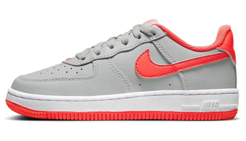 Nike FORCE 1 PS “GREY RED” (CZ1685-005)