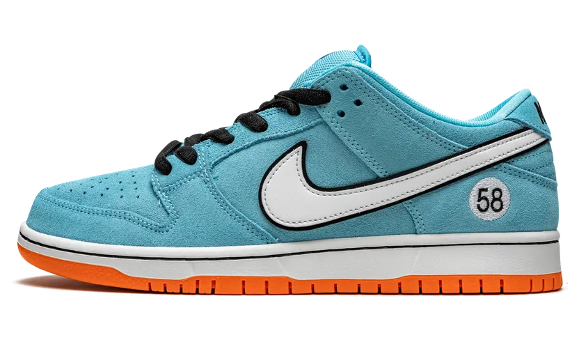 Nike SB Dunk Low Club 58 Gulf – “Blue Chill / Safety Orange / Black / White” (BQ6817-401)