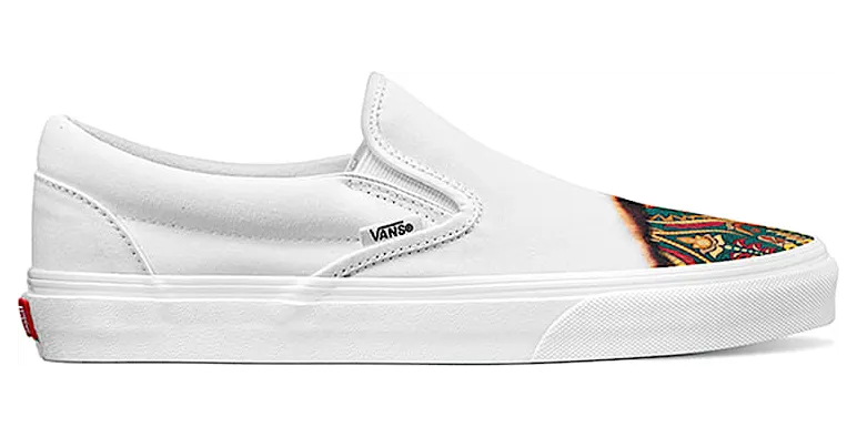Vans Classic Slip-On Big Reveal White Paisley (VN000XG8AZQ)