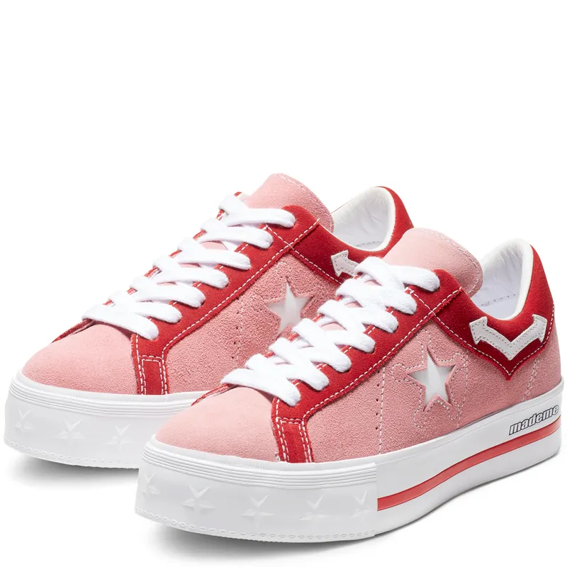 Converse One Star Platform Low MadeMe Pink (W) Pink (563730C)