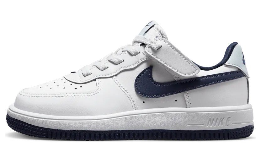 Nike Force 1 Low EasyOn PS “White Football Grey Midnight Navy” (FN0237-104)