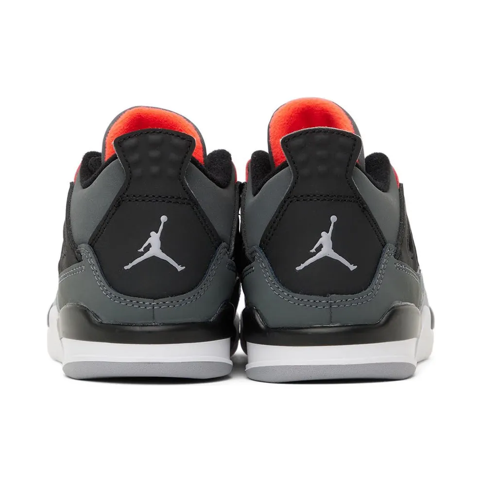 Jordan 4 Retro Infrared (PS) – “Dark Grey / Infrared 23-black-cement Grey” (BQ7669-061)