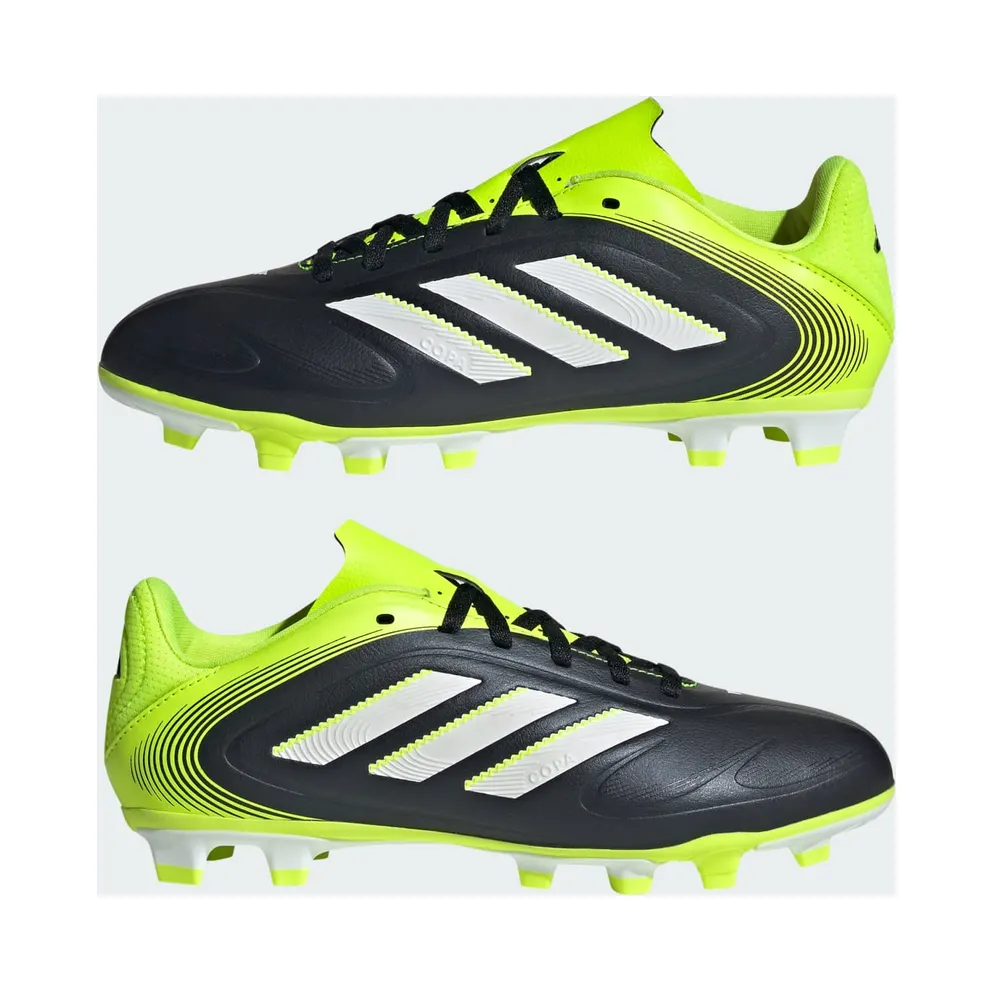 adidas Copa Pure 3 Club FG/MG Core Black Cloud White Lucid Lemon (JR2905)