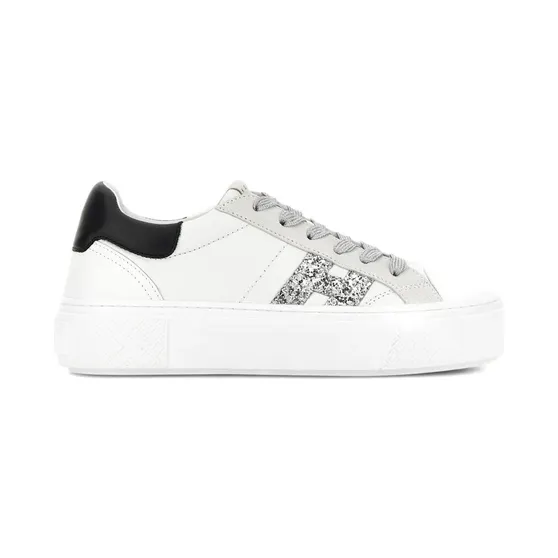 Hogan Crosswind met glitter logo “White” (HXW7050GB00V1M)