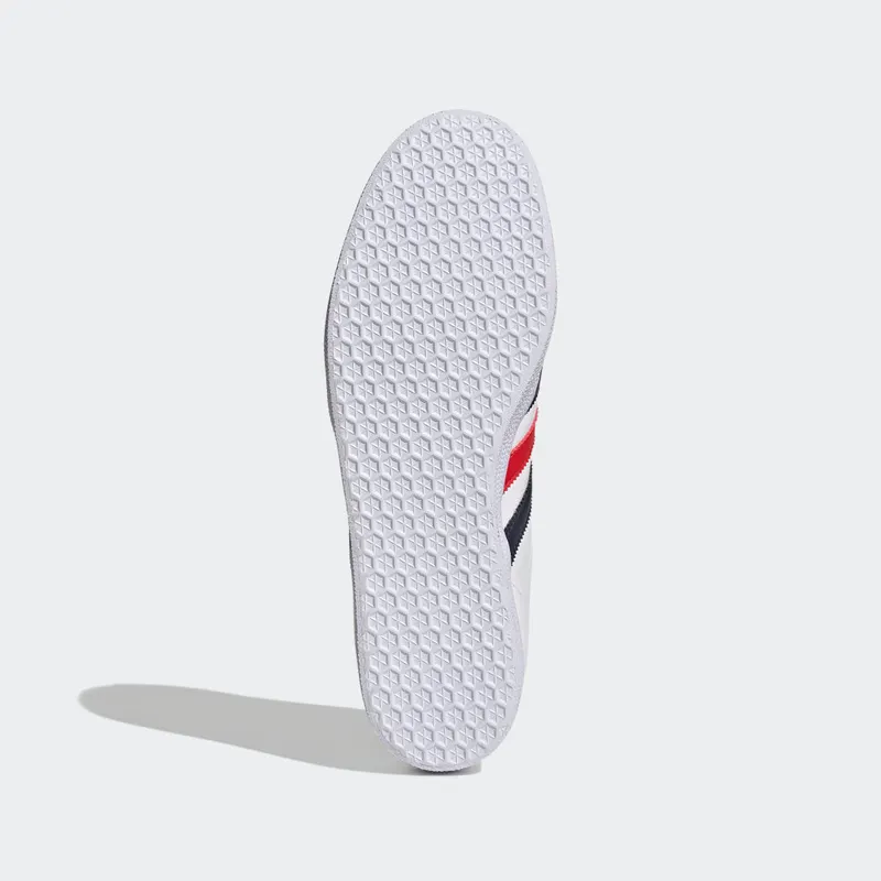 Adidas Gazelle White / Legend Ink / Collegiate Red (H06389)