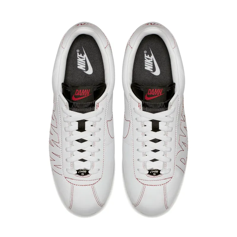 Nike Cortez Kenny 1 Kendrick Lamar Damn White Gym Red White/Black-Gym Red (AV8255-106)