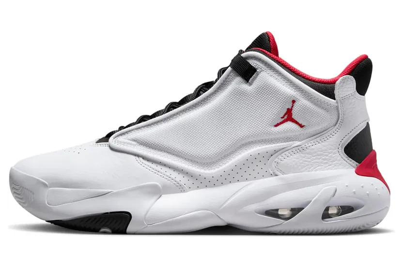 Jordan Max Aura 4 White Black University Red (DN3687-160)