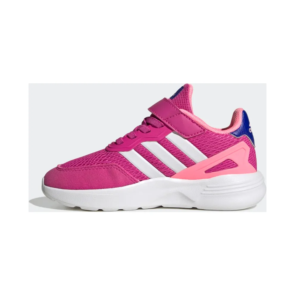 Adidas Nebzed Lifestyle Running Elastic Lace Top Strap Lucid Fuchsia / Cloud White / Cloud White (HQ6148)