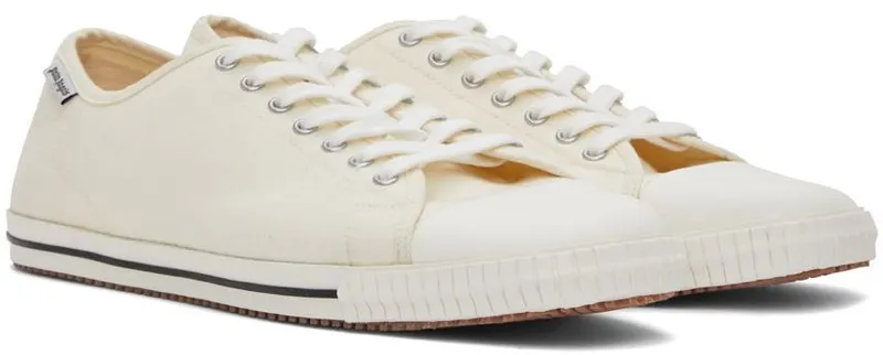Palm Angels Off-White Vulcanized Low-Top Sneakers (PWIA045S22FAB0010110)