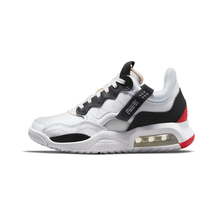 Jordan MA2 “White / University Red / Light Smoke Grey / Black” (CW5992-106)