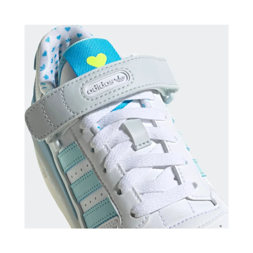 Adidas Forum Low Cloud White / Sky Rush / Clear Aqua (GZ0799)