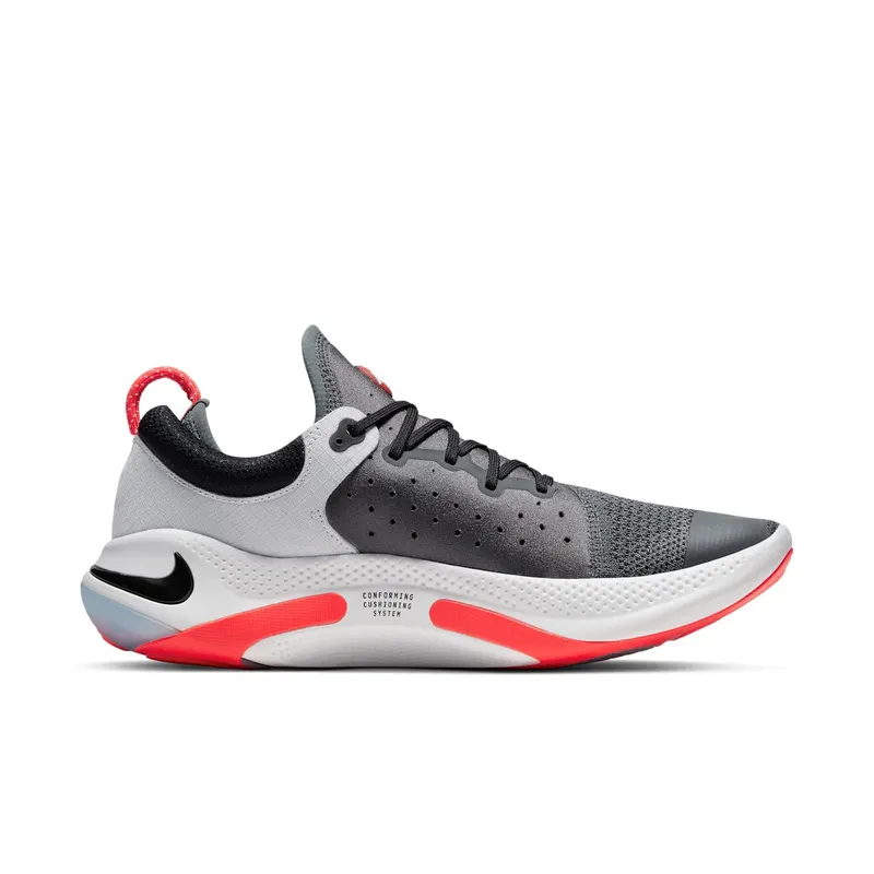 Nike Joyride Run Flyknit Dark Grey Bright Crimson Dark Grey/Pure Platinum-Anthracite-Bright Crimson (AQ2730-004)
