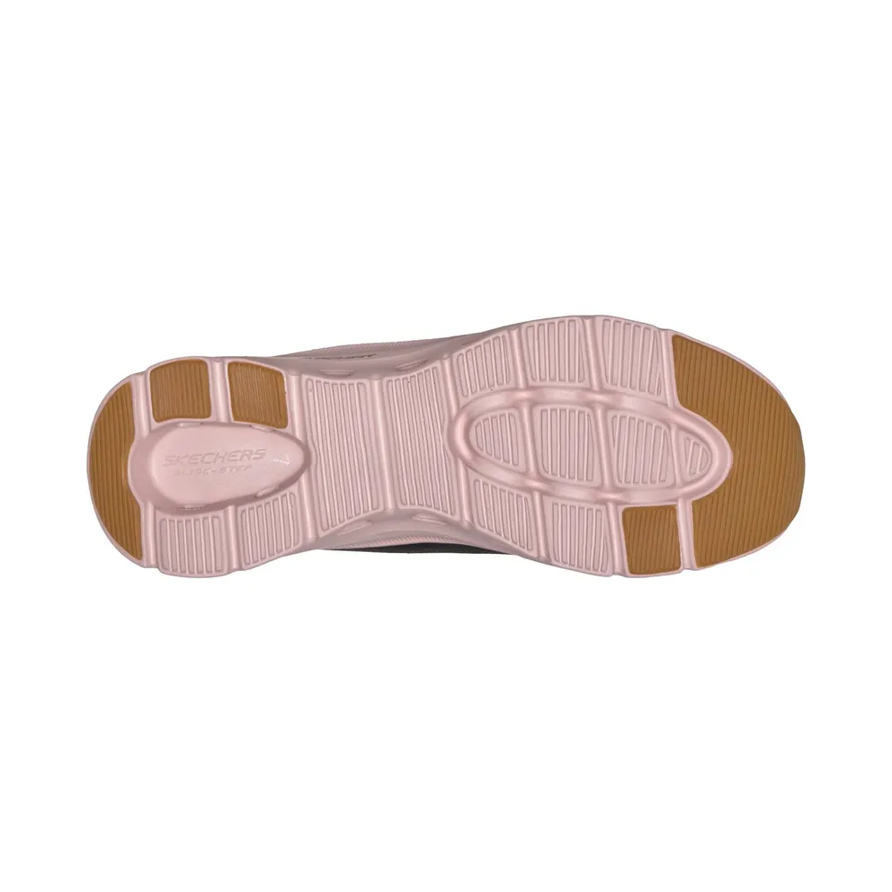 Skechers Slip-ins: Arch Fit Glide-Step Pro “Golden Pace Slip-On Sneaker Black / Roos Gold” (150732BKRG)