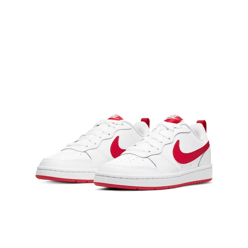 Nike Court Borough Low 2 White Red (BQ5448-103)