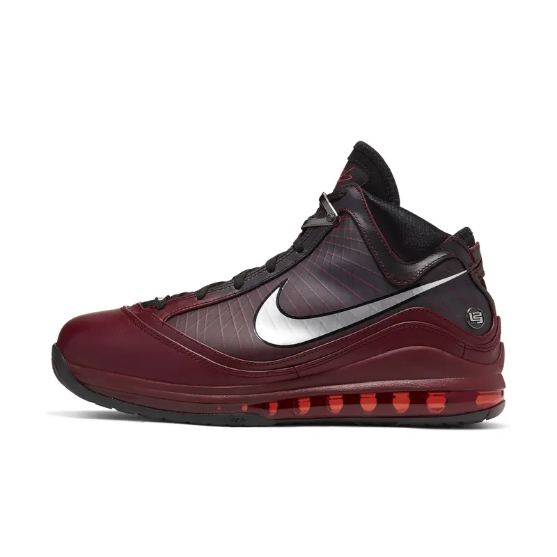 Nike LeBron 7 Christmas (2019) Team Red/Metallic Silver-Black-Hot Red (CU5133-600)