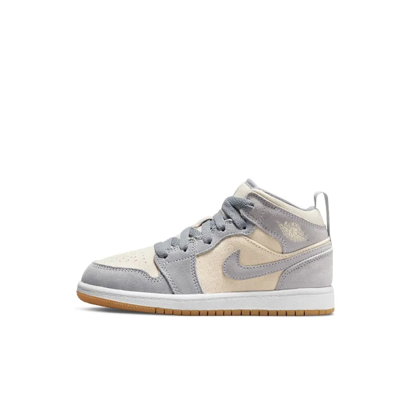 Jordan 1 Mid SE Coconut Milk Particle Grey (PS) (DN4345-100)