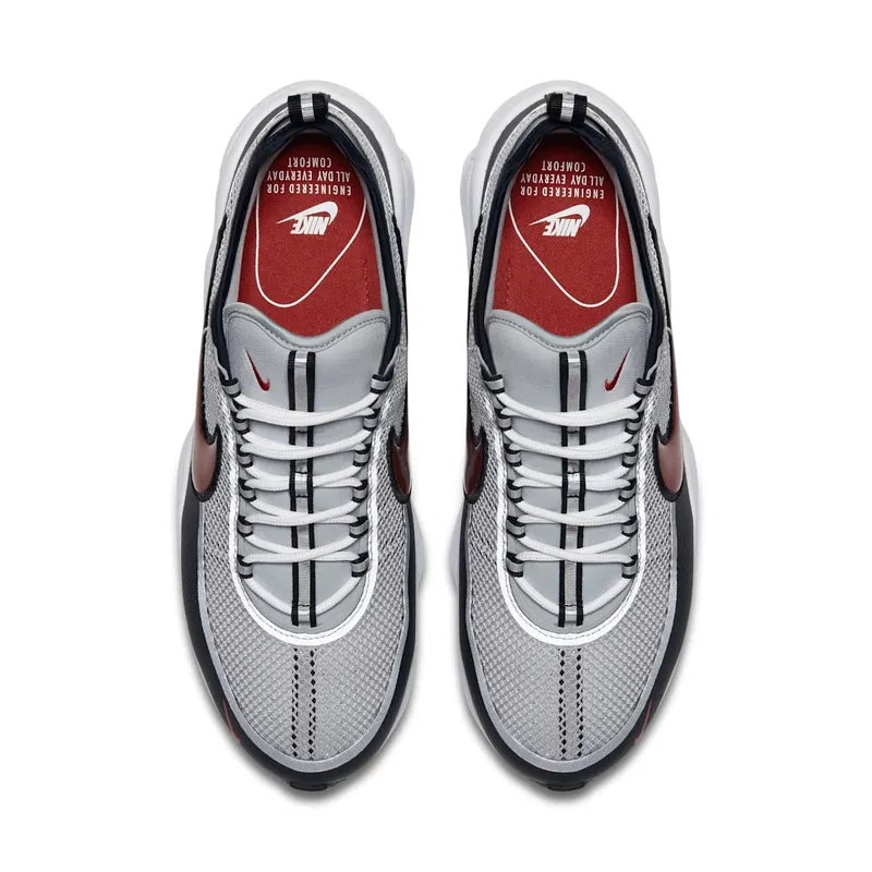 Nike Air Zoom Spiridon Ultra Metallic Silver Desert Red (876267-001)