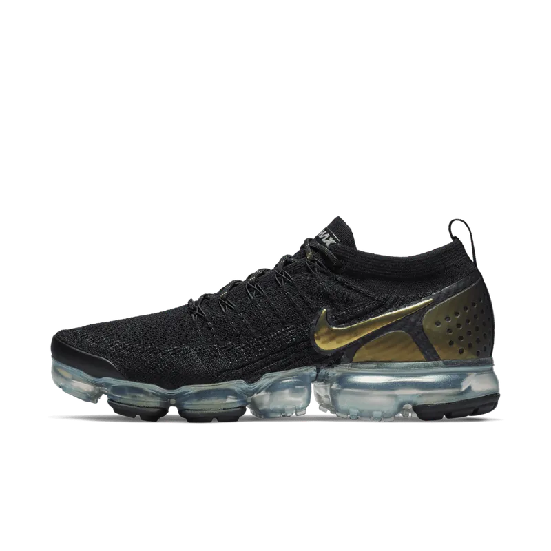 Nike Air VaporMax Flyknit 2 Black Metallic Silver Multi-Color Black/Metallic Silver-Multi-Color (942842-015)