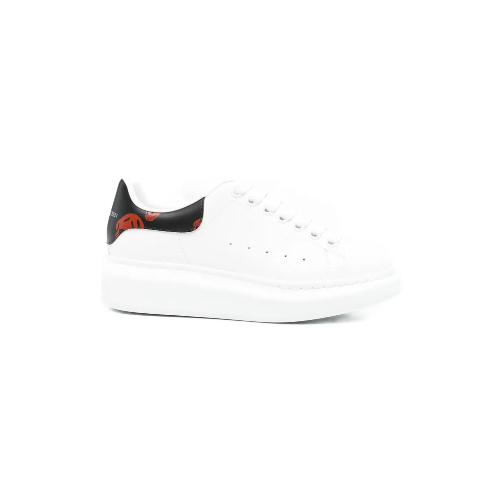 Alexander Mcqueen Oversized Low-top Skull-details “White” (553770 WIAKB 9145)