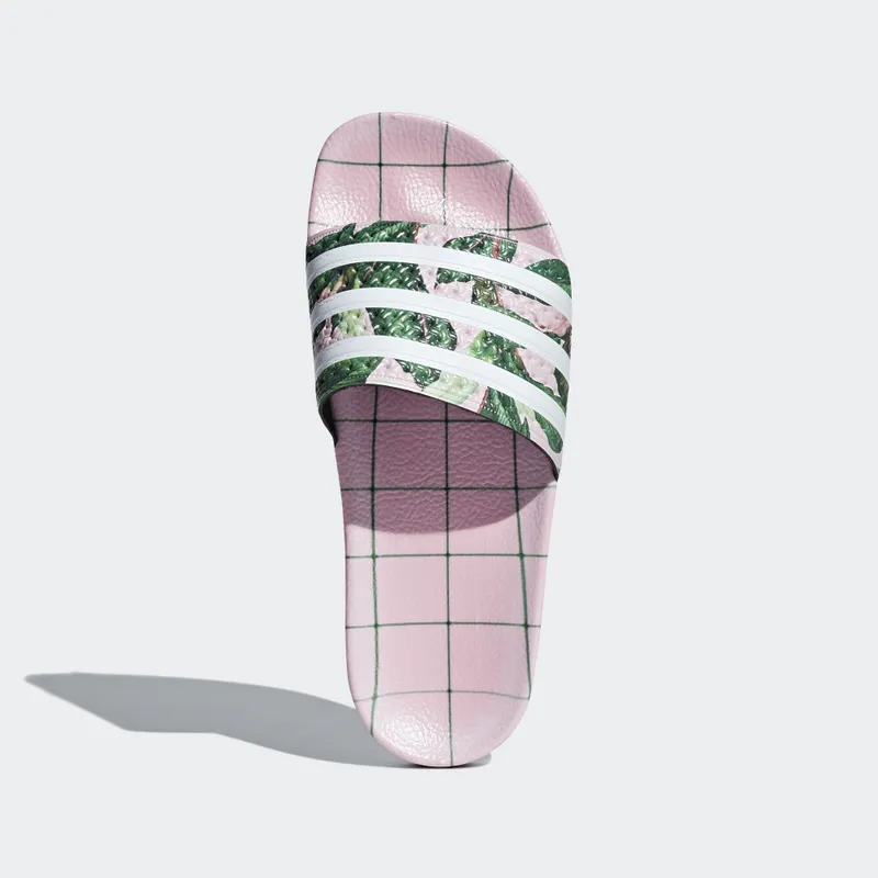 adidas Adilette Footwear White–Wonder Pink (W) Footwear White–Wonder Pink (B28006)