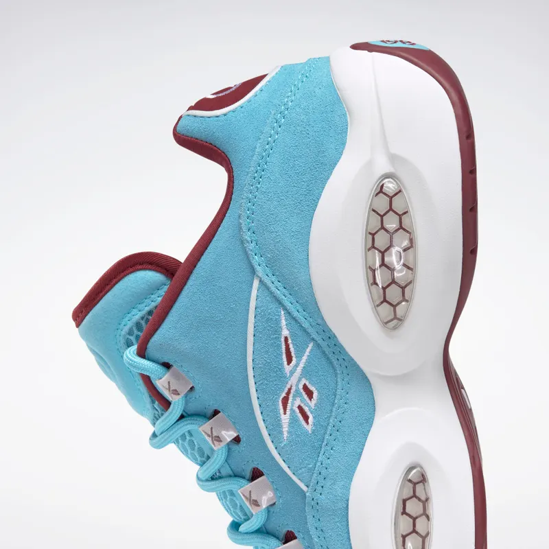 Adidas QUESTION LOW Digital Blue / Classic Burgundy / Cloud White (GZ0990)