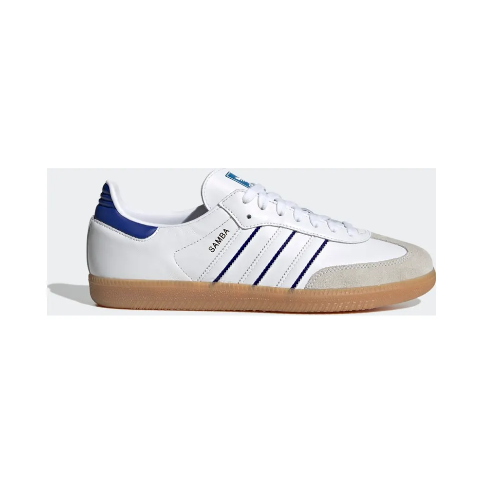 Adidas Samba Cloud White / Lucid Blue / Gum (IG2339)