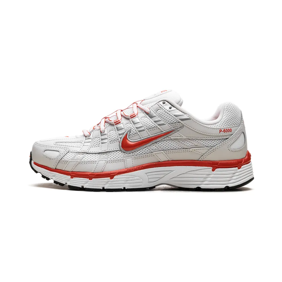 Nike P-6000 “White Platinum Tint Black Picante Red” (BV1021-107)