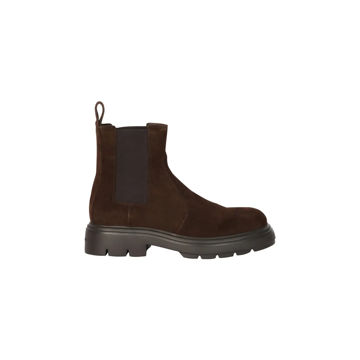 Ferragamo Doran Chelsea Boots Medium Brown Suede (022431-768467-M)