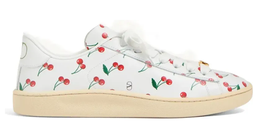 Valentino Garavani Royco sneakers met Cherryfic-print – Wit (WS0LX9DRJ)