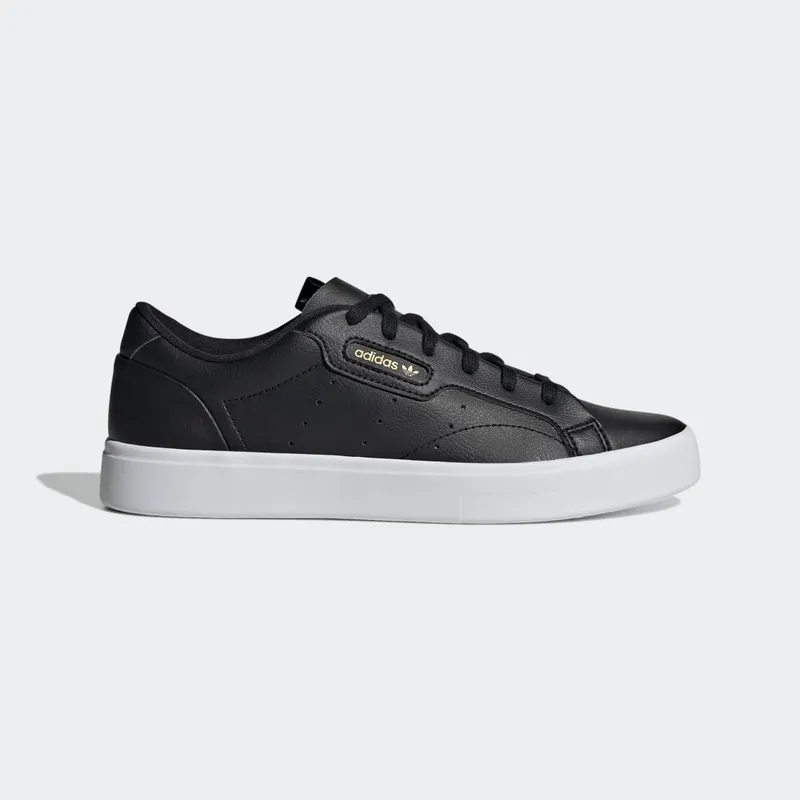 adidas Sleek Core Black / Gold Metallic / Crystal White (H05181)