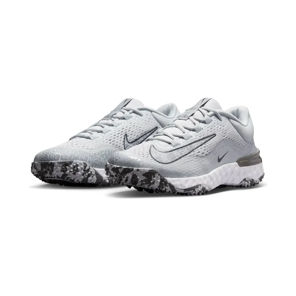 Nike Alpha Huarache Elite 4 Turf Pure Platinum Iron Grey White Wolf Grey (DV0496-002)