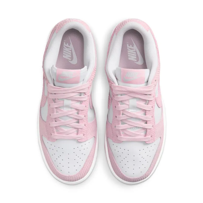 Nike DUNK LOW “PINK CORDUROY” (FN7167-100)