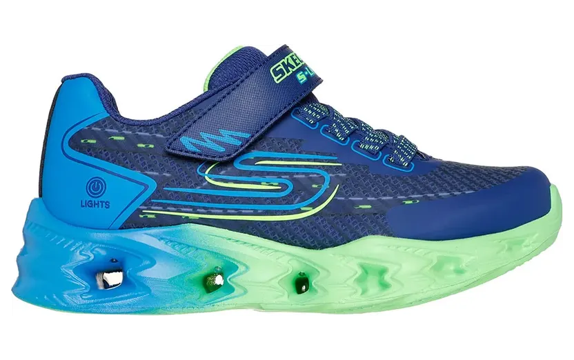 Skechers S-Lights Vortex 2.0 Quantroid “Navy / Blue” (400604LNVBL)