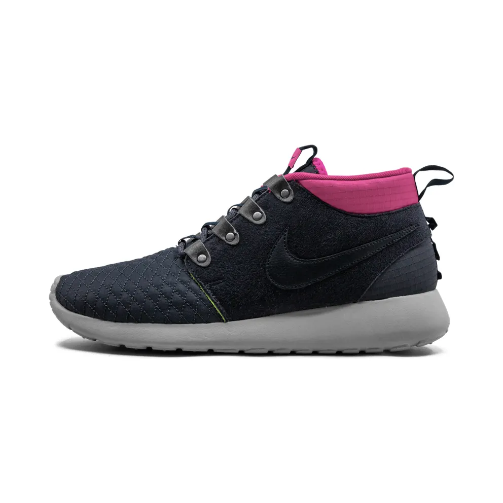 Nike Roshe Run Sneakerboot Gridiron/Dark Obsidian-Pinkfl-Volt (615601-006)